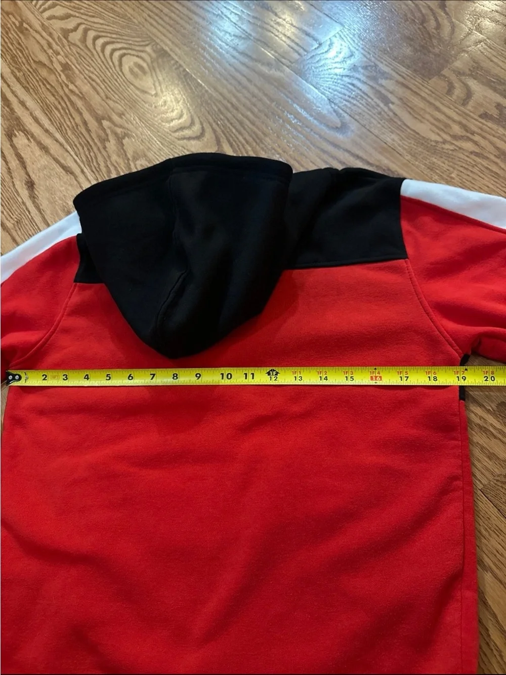 NWT KC Chiefs 1/4 Zip Hoodie Youth Size 14/16 Large/XL